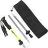 Toyvian Bastone 7075 Alluminio Lega Pieghevole di Leggero Trekking