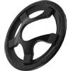 ADOCARN Protezione per Resistente 5 Fori 36 Denti in Plastica Nera per Guarnitura Catena per Mountain Bike e Vari Tipi di Biciclette