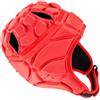 TEHAUX Caschetto Protettivo da Rugby e Calcio per Portiere, Design Regolabile in Eva Traspirante, Allineamento Preciso e Aspetto Elegante Rosso