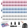 YIMETOP Kit di riparazione pneumatici da 99 pezzi, kit di riparazione pneumatici con cacciavite, kit di riparazione rapida per pneumatici auto, moto, biciclette (33S + 33M + 33L)
