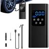 Generisch Compressore d'aria portatile per pneumatici auto, pompa ad aria per auto | Compressore d'aria rapido con display digitale, pompa ad aria elettrica per pneumatici auto