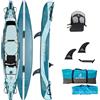 Spinera Molveno Kayak & Canoa | per 1 e 2 persone | Gonfiabile | Tecnologia Drop Stitch | stabile e leggero | per tutto il tempo libero Touring | anche in set con panca (Molveno 380 (1 persona)