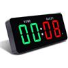 Sxhlseller Cronometro Palestra 12 Pollici LED Grande Display Telecomando, | Orologio da Parete Digitale LED con Cifre da 7,6 Cm, Conto Alla Rovescia e Tabellone Segnapunti per Sport, Yoga e Garage,