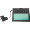 AMUSLESUR Lente Lcd Autoscurante per Casco e Maschera da Saldatura Nero | Plastica, Energia Solare, Protezione UV e Infrarossi, per Arco e Saldatura