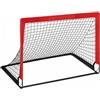 PETSOLA Porta da Calcio Bambini Calcio Ragazzi Bambini Porta Pieghevole Portatile Montaggio Rapido Aste Fibra di Vetro L Metalliche Tessuto Oxford 450D Adatta