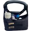 Smarbettiy Borsa portaoggetti per carrello da golf, 38 x 8 x 21 cm, leggera, nera con | Il materiale resistente all'acqua protegge il contenuto durante il gioco all'aperto. Il profilo aerodinamico si adatta alla