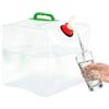 Generisch Dispenser d'acqua da campeggio, contenitore pieghevole in PVC, 26 x 27 cm
