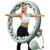 Otufan Hula Hoop Fitness Dimagrante, 18 Segmenti Cerchio Intelligente con Contascatti e Palla da 350g, Regolabile per Adulti e Principianti (Vita 70-120cm)