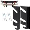 Generisch Supporto da parete per skateboard, set di ganci in acrilico | Organizer con ganci portaoggetti, supporto per ponte, pattini a rotelle, supporto per casco, salvaspazio, per garage, stanza