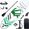 Aqua Plus 15cm Spessore SUP Gonfiabile per Tutti i Livelli di abilità Tavola da Paddle in Piedi, pagaia, Pompa, ISUP Zaino da Viaggio, guinzaglio, Tracolla