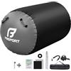 FBSPORT Air Roll gonfiabile, 100 x 60 cm, cilindri gonfiabili, tappetino da ginnastica, tappetino sportivo per la casa, con borsa per il trasporto, per attività all'aperto e fitness