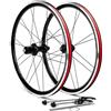 HWEVDHJ 20 Pollici 406 Set Di Ruote Per Bici Pieghevoli QR 100/130mm,Mozzo 20/24H | Ruote Per Bicicletta, Ruote Anteriori E Posteriori, Cerchio A Doppio Strato, 8 9 10 11 Cassetta Velocità