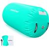 VOFiTNY Barilotto da ginnastica 80x50 cm Roller per uso domestico, allenamento, arti marziali, spiaggia, mare gonfiabile pista Track per casa/palestra/palestra/tumbling/yoga