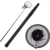Generic Rete Da Pesca Per Cattura Farfalle Da Esterno 45 Cm Con Manico Telescopico | Rete Da Cattura Per Ragni, Guadino Telescopico In Fibra Di Carbonio Da 3,21 Metri, Per Bambini, Adolescenti, Adulti, Pescator