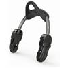 Generic Spring Heel Strap Cinghia Pinna Cinturino Molla Fibbia Apri E Chiudi Coppa Tallone Confortevole con Anello Trasporto in Acciaio Inox 304 Adatta per, Taglia Unica