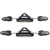 Generic Cinturino per Subacquee Cinghia Ricambio Tacco Fibbia Molla Elastico Loop Sollevato Materiale POM Acciaio Inossidabile Accessorio Manutenzione Adatto , Nero , 41-44