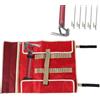 Generic Borsa portautensili multifunzionale a terra Nail Stake Roll | Piccolo organizer per rotolo di paletti, picchetti da campeggio, martello da campeggio, per riporre tutti i tuoi oggetti da