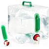 Fonyet Tanica d'acqua pieghevole da 20 l, con rubinetto e maniglia per il | Tanica pieghevole per acqua potabile, per uso alimentare, ermetica e senza BPA, per campeggio, emergenze, attività all'aperto