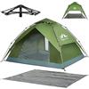 Night Cat Tenda pop up per 3 4 uomo: tenda da campeggio impermeabile facile da installare per festival di famiglia campeggio picnic in giardino cortile parco