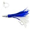 Tufgo Esca per pesca a traina in acqua salata, 16,5 cm, per spigola, trota | Costruzione in resina, piume di poliestere, gancio resistente, lunghezza 16 cm, design multicolore