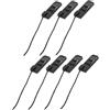 Toyvian 7 Pezzi Morsetto Pinna Tavola da Surf per Paddle Board Box US Nero | Ricambio per Pinna Centrale, Pvc e Nailon, per Uscite Touring Sup e Fiumi, Stabilità e Tracciamento