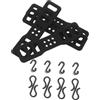 Toyvian 4 Pezzi Fascia Elastica per Bicicletta con Ganci S, Fissaggio
