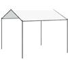 Generic Gazebo 4 x 4 x 2,6 m, in acciaio e poliestere, 180 g/m² | Tetto resistente all'acqua, telaio antiruggine, spazioso per eventi, 8 picchetti inclusi