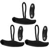 Sosoport 3 Pezzi Maniglia Sostitutiva per Kayak in Plastico Nero