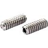 Musiclily Pro 4-40X5/16 Pollici Set Viti Regolazione Testa Svasata 2 Pezzi | con Esagono Incassato,Acciaio Inossidabile, per Leva Tremolo Push-in stile PRS