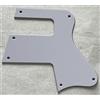 Mixiduoad Battipenna per chitarra Les Paul Special Double Cut Style Scratch Plate (3 strati bianco)