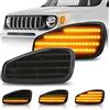 D-Lumina Fanale laterale a LED Ambrato Dinamico Lampeggiante Sequenziale Indicatore di Direzione Compatibile con Jeep Renegade 2015-2017 (adatto solo per auto con guida a sinistra)