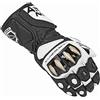 Arlen Ness Sugello Guanti Moto, nero/bianco, XS