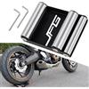 JFG RACING Supporto Rullo Moto,Rullo Pulizia Catena Moto Pulizia Ruote | e Lubrificazione della Catena Cavalletto Moto Accessori Moto per Moto Medie < 220 kg e Larghezza Pneumatici