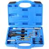 FreeTec 16pz Estrattore Candelette, M8 M10 Kit Estrattori Candeletta Spezzate, Set Smontaggio Riparazione per Candelette Rotte Diesel con Sgradinatore Maschio per VW Mercedes Opel CDI