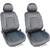 SIMONI RACING CSR/V Coprisedili per Auto, Set Coprisedili Anteriori con Poggiatesta, Coprisedili Universali, Pelle PU Nera Imbottita