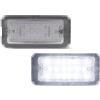 NSLUMO Lampada per luce targa a LED bianca per Fiat/Ab.arth 500/595/695 500C 595C 695C 312 C Luci Targa per Fiat 500 OEM: 51800482, Non per I500 e 500X Canbus