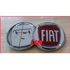 Fiat Fregio stemma logo FIAT Rosso Panda Doblo Croma 85 mm Posteriore