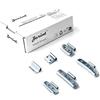 ZERINT 60 clip su ruota assortite di pesi, 5 g/10 g/15 g/20 g/30 g/40 g peso di bilanciamento dei pneumatici per cerchi in acciaio (zincato)