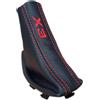 Generic X3 E83 2004-2010 soffietto freno a mano telaio in vera pelle ricamo rosso