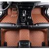 NYMCAR Tappetini Auto Su Misura 99% Auto Modello (11,Marrone) | Protezione Avanzata, Liner ad Alte Prestazioni, Materiale PU Cuoio, Compatibilità 99% Auto, Copertura Totale