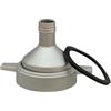 babominimer Adattatore connettore per tubo pompa dell'acqua in alluminio, con guarnizione in gomma da 7,6 cm a 2,5 cm, 6,3 cm, 10 cm, raccordo riduttore idraulico (da 7,6 cm a 2,5 cm)