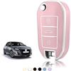 TOOMUME Cover Chiave Auto per Peugeot 208 308 2008 3008 Citroen C3 C4 C5