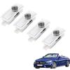 Dixhills 4 proiettori per portiera dell'auto, illuminazione di ingresso, accessori Mercedes compatibili con CLA C117 X117 Classe C Coupe C205 Cabriolet A205 Classe E Coupe C207 Classe E Cabriolet A207