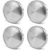 KUNIO Coprimozzo coprimozzo adatto per Volvo S60 V60 XC60 XC90 S90 V90 XC40 C40 coprimozzo OD 64 mm, accessori argento A