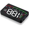 CosyCaya Head Up Display Obd HD Proiettore di velocità Proiettore parabrezza Proiettore Vetro Auto HUD Head Up Display
