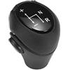 Car Passion Pomello Cambio Automatico Completo Compatibile con Smart Fortwo 450/451 1998-2014 Ricambio Impugnatura Asta del cambio Lente Nero