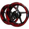 NOHEEU Ruote Moto Adesivi Riflettenti Decalcomanie Cerchi Per Suzuki GSXR600 GSXR-600