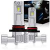 XELORD LED HB3 9005 Lampadine Auto,6500K Luce Bianca Brillante 55W 14000LM,1:1 Design Plug-n-Play,Sostituzione dei Alogena,Pack of 2