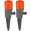 Gardena Nebulizzatore Gardena Classic Fox: Delicato irrigatore pop-up per superfici piccole, diametro massimo 11 m, ideale per aiuole e giardinetti (1951-20)