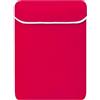 Elonglin Custodia per computer da 15,6 pollici portatile sacchetto impermeabile borsa asciugamano borsa computer portatile compatibile rosso